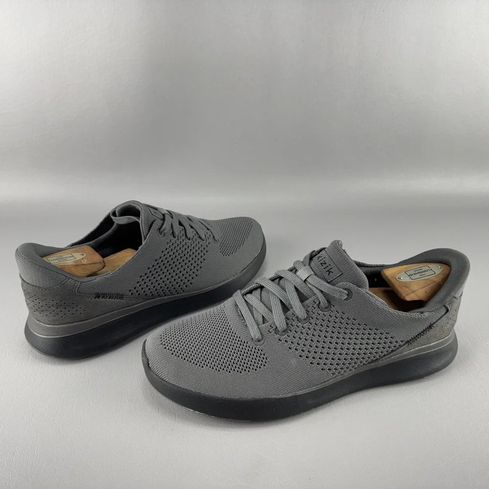 Kizik Lima Hands Free Shoes Mens Sz 8 Womens 9.5 Graphite Gray Athletic Sneakers